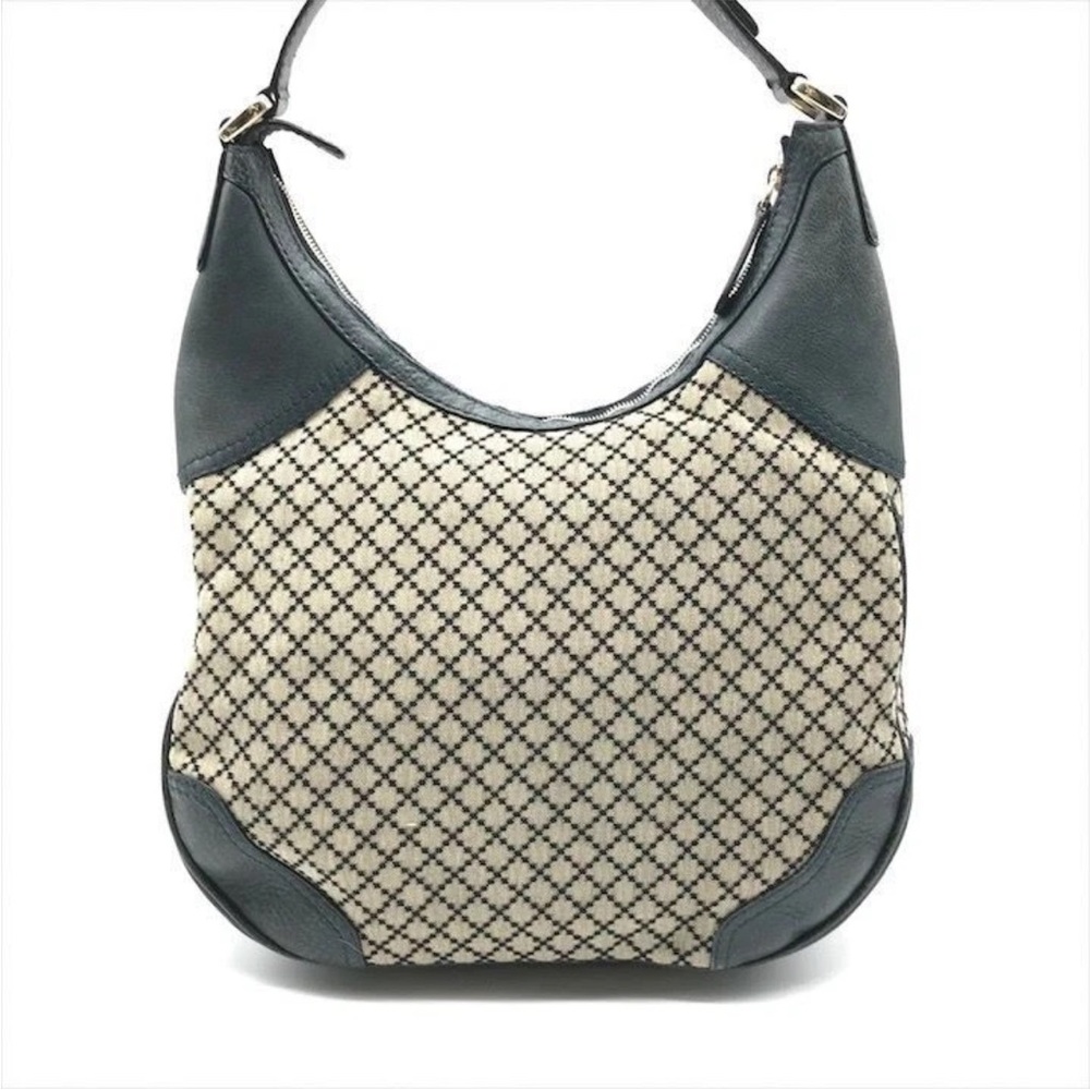 Gucci Black and Cream Hobo Bag - Picture 3 of 11